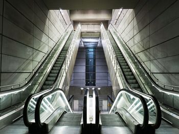 Interior of subway station