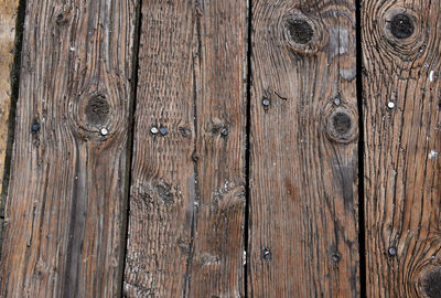 Full frame shot of wooden door