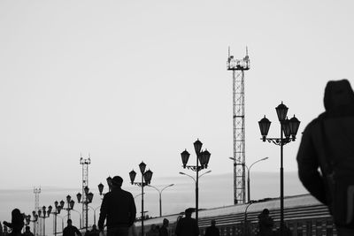 People walking on street