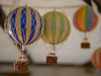 Close-up of multi colored ball