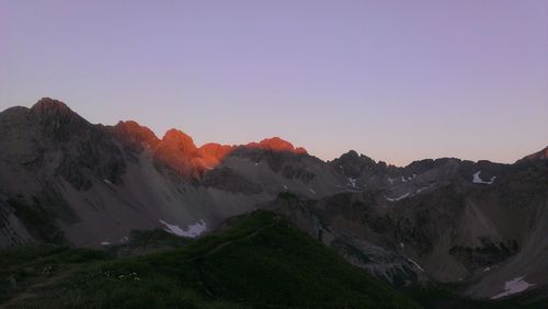 Scenic view of mountains