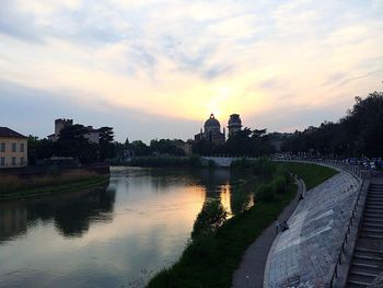 River with buildings in background