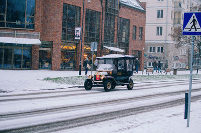 Close-up of car