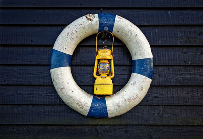 Directly above shot of nautical vessel on water