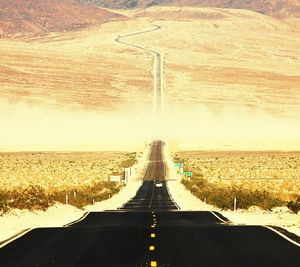 Road amidst agricultural landscape