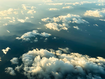 Low angle view of clouds in sky