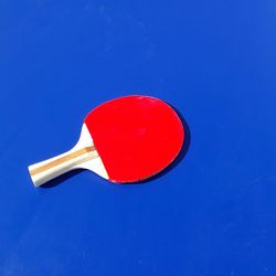 Close up of red umbrella