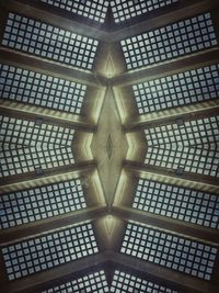Low angle view of ceiling