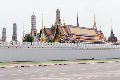 View of temple against sky