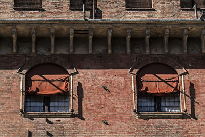 Low angle view of old building