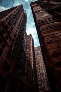 Low angle view of modern buildings