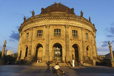 Low angle view of building against sky