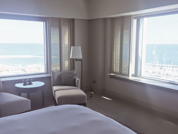 Interior of hotel room