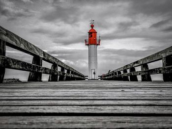 Low angle view of bridge against sky