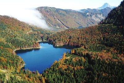Scenic view of mountains