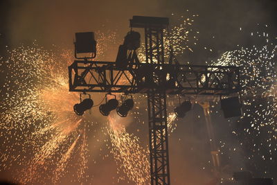 Fireworks scaffold