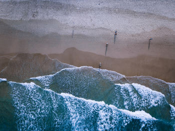 Aerial view of beach