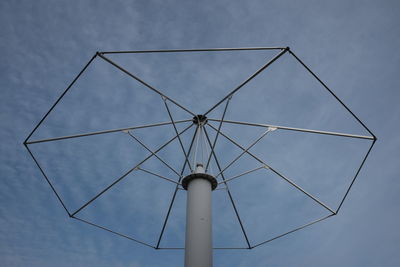 Parasol metal structure