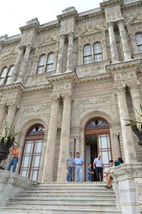 Low angle view of historical building