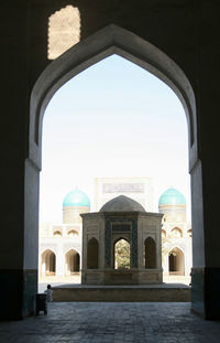 View of historical building