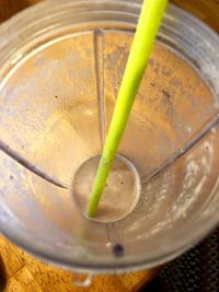 Close-up of drink on table