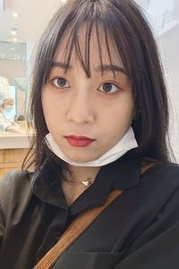Close-up portrait of girl