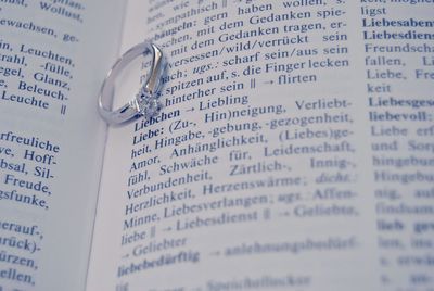 Ring in open german dictionary