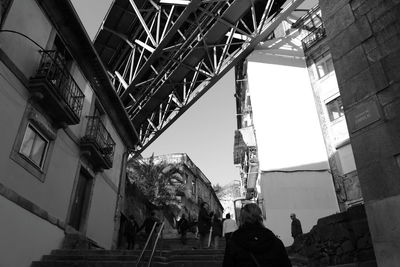 Low angle view of buildings against sky