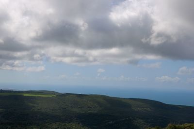 Scenic view of landscape against sky