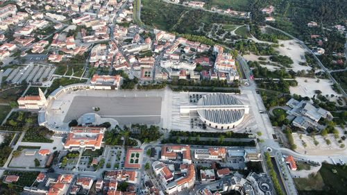 High angle view of cityscape