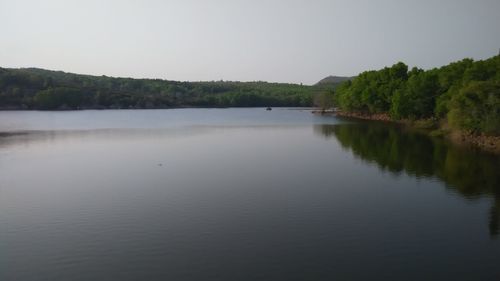 Scenic view of lake