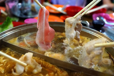 Close-up of food in bowl