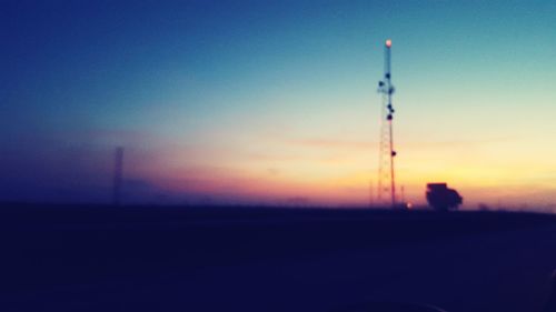 Scenic view of landscape at sunset