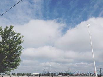 Low angle view of cloudy sky