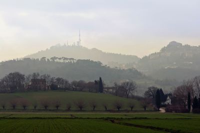 Scenic view of landscape against sky