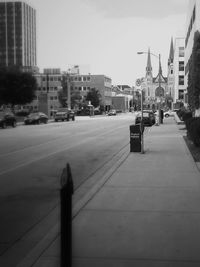 Buildings along city street