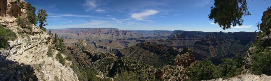 Panoramic view of landscape against sky