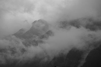 Scenic view of mountain against sky