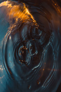 Full frame shot of rippled water