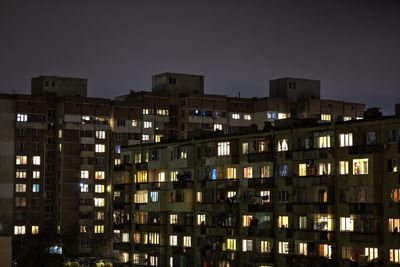 Low angle view of modern building