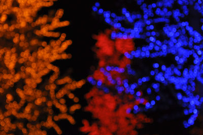 Full frame shot of illuminated lights