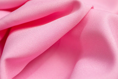 Full frame shot of pink fabric