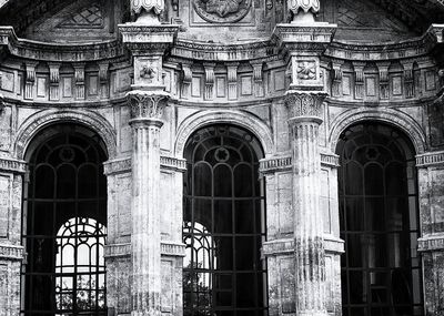 Low angle view of historical building