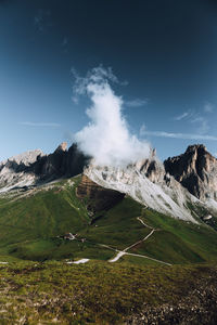 Panoramic view of landscape against sky