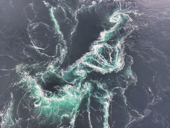 Full frame shot of water in sea