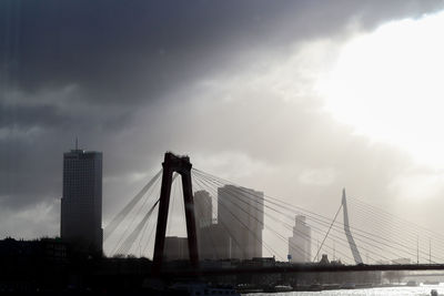 Skyscrapers in city against sky