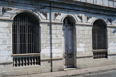 Facade of building