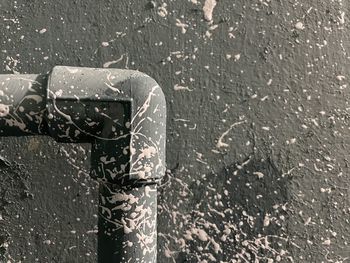 Close-up of water drops on wall