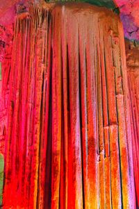 Full frame shot of red leaf