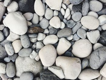 Full frame shot of pebbles